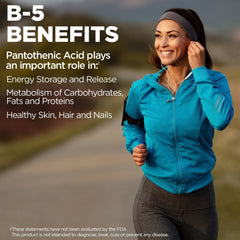 KAL Pantothenic Acid 1000mg bottle with cap