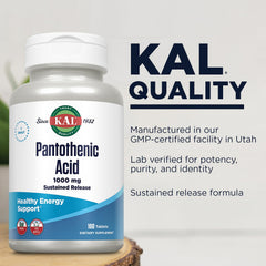 Vegan and Kal Quality seals on bottle