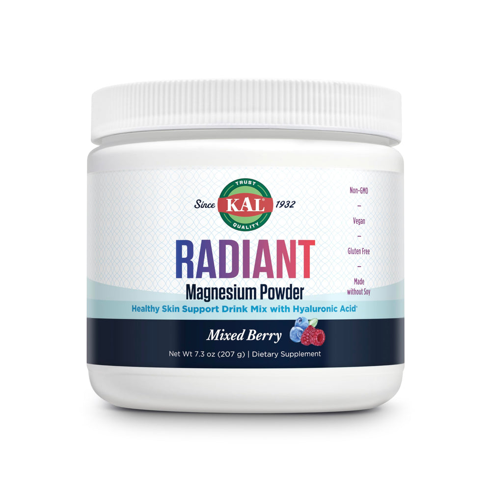 KAL Radiant Magnesium Powder Mixed Berry flavor front label