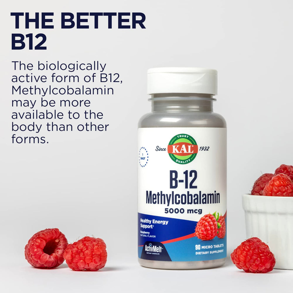 Vegetarian formula vitamin B12 methylcobalamin supplement label