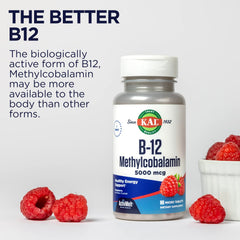 Vegetarian formula vitamin B12 methylcobalamin supplement label