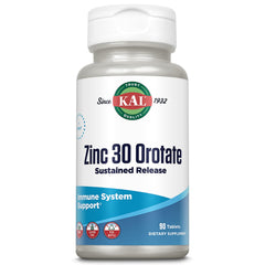 KAL Zinc Orotate 30mg bottle