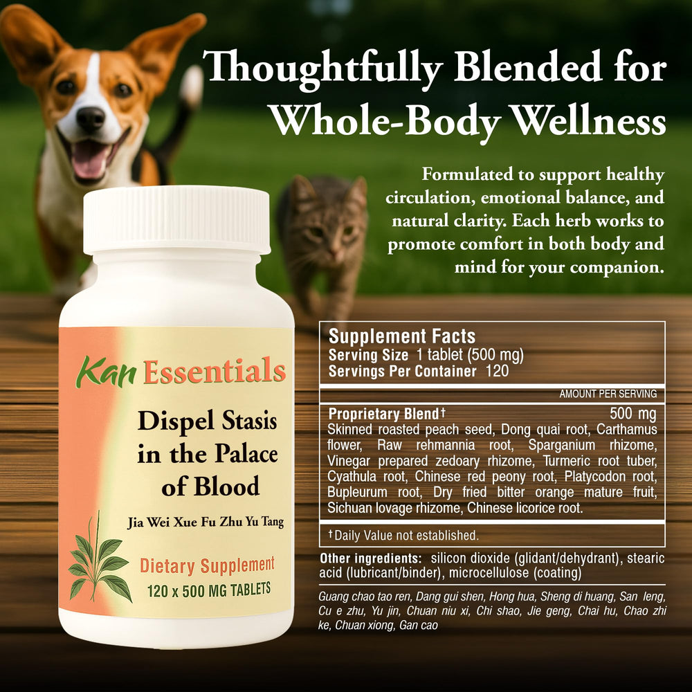 Kan Herb tablets illustrating enzyme balance and traditional Chinese herbs