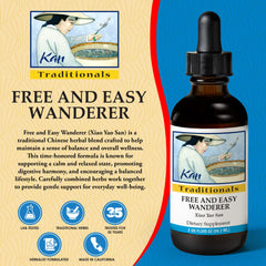 Kan Herbs Wanderer 2 oz bottle label close-up