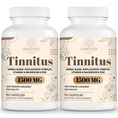 Kanacoufce 1500MG Tinnitus supplement bottle and box