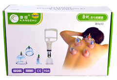 Kangzhu 12-Cup Biomagnetic Cupping Therapy Set - front view