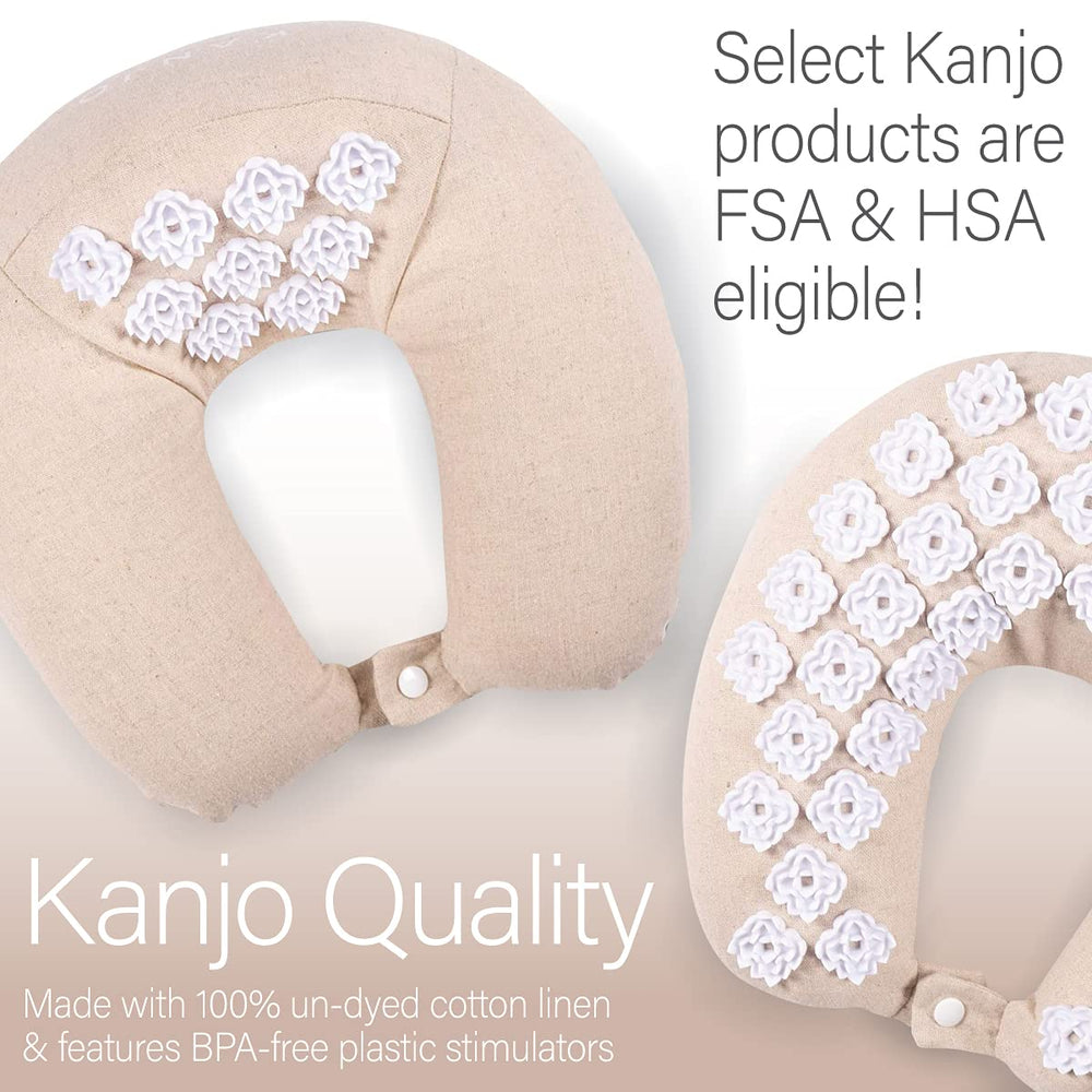 Close-up of BPA-free plastic stimulators on the pillow