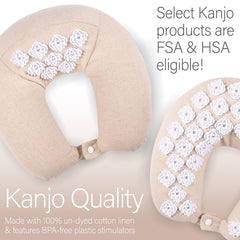 Close-up of BPA-free plastic stimulators on the pillow