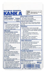 Kank-A product label showing benzocaine and ADA acceptance