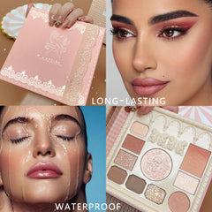 K'APEINE 10Colors palette soft powder texture blends smoothly.