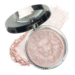 K'APEINE Face Highlighter Palette with pink glitter highlights the cheekbones
