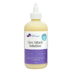 Kapow 8oz head lice shampoo bottle for safe, non-toxic lice treatment at home