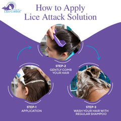 Kapow head lice shampoo for safe family use with kids and adults.