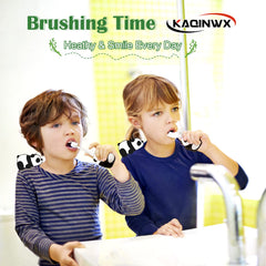 Packaging contents: toothbrush, extra heads, manual, USB cable