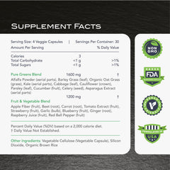 Close-up of greens, fruits and vegetables ingredients