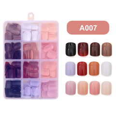 KASOICRA ABS material nails resist breakage and durable wear.