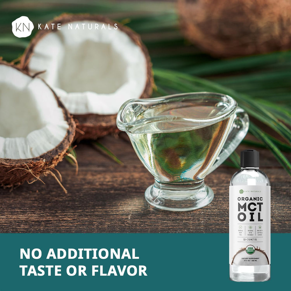 Kate Naturals MCT Oil added to smoothie