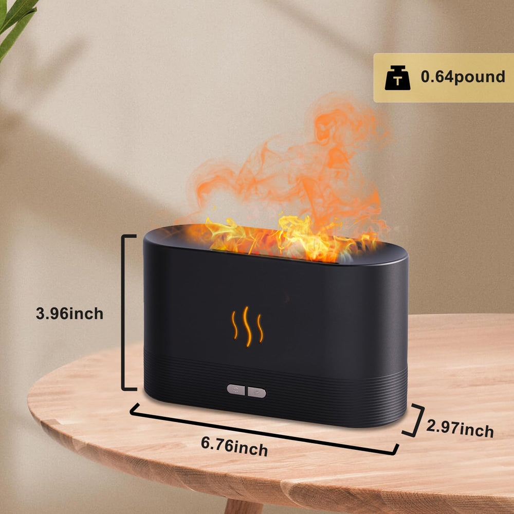 Kathluce seven-color flame LED creates decorative aromatherapy mood lighting.