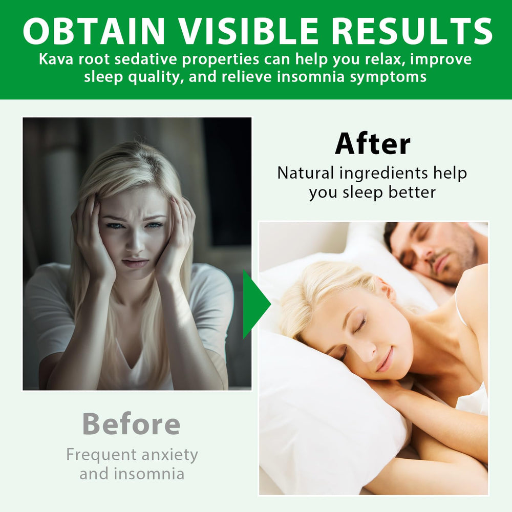 Relaxation and sleep concept illustration for Kava Kava