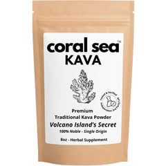 Front view of Kava Powder Noble Vanuatu 8oz