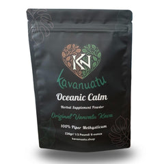 KAVANUATU Noble Kava Root Powder in 8oz packaging