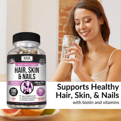 Kaya Naturals capsules shown in a serving context
