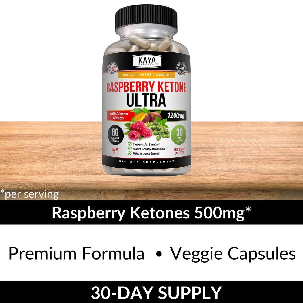Energy boost visualization for Kaya Naturals Raspberry Ketone