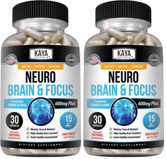 Kaya Naturals Neuro Brain bottle label