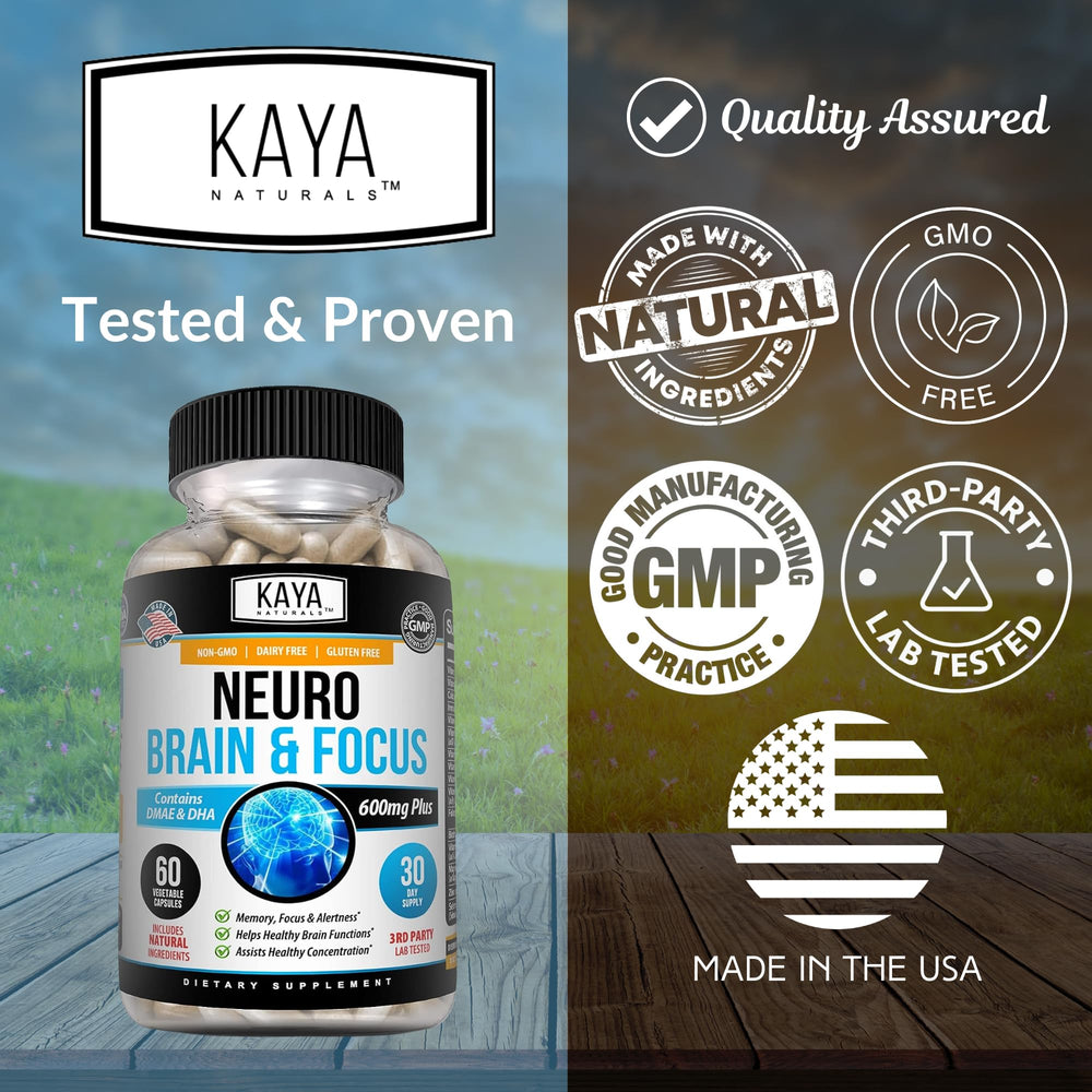 Nootropic brain support supplement bottle close-up