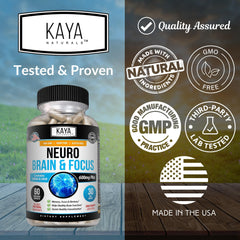 Nootropic brain support supplement bottle close-up