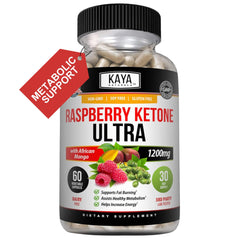 Kaya Naturals Raspberry Ketone Keto Diet bottle front view
