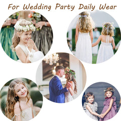 Kayzon wedding hair accessory with wire loops stays firmly in place all day.