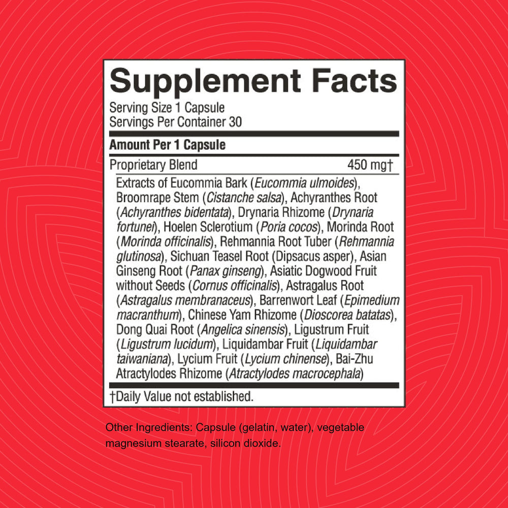Eucommia bark ingredient in KB-C formula