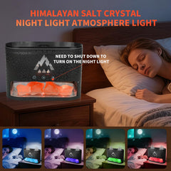 KCKJ diffuser black crack shell with luminous glow in modern decor