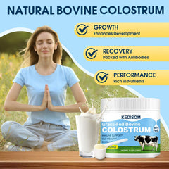 Liposomal colostrum powder illustration