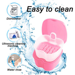 Lightweight denture case designed for travel