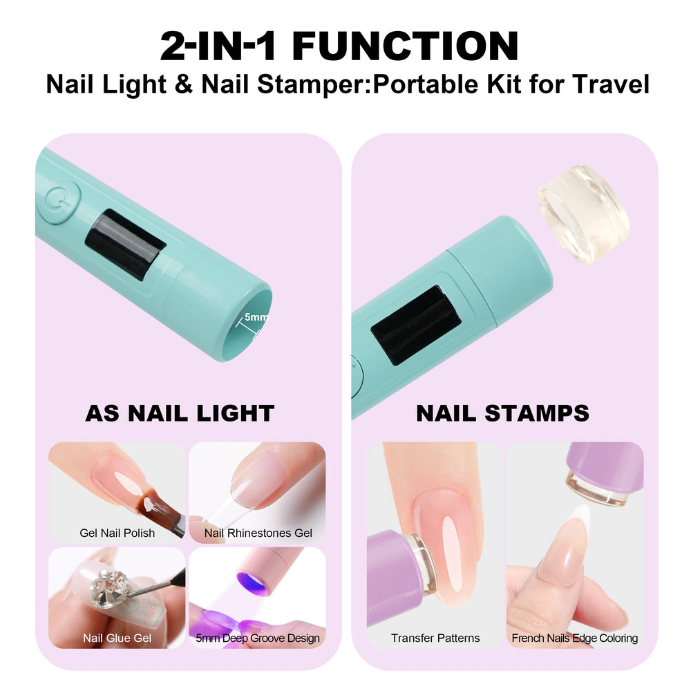 KeepTwenty compact travel-friendly pen design fits in a makeup bag.