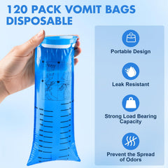 KKEETUR vomit bags sealing technology for leak-proof design.