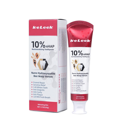 KeLeek 10% Nano-Hydroxyapatite toothpaste jar