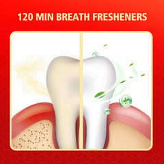 Antiplaque toothpaste removing plaque and tightening gum seal