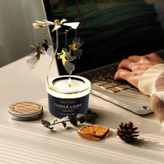 Candle made with 100% natural soybean wax and essential oils