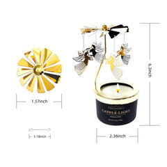 Lifestyle image showing the candle in a cozy evening setting