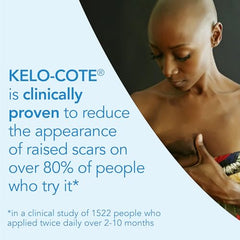 KELO-COTE scar-improvement-softening-redness hints at flatter, calmer scars.