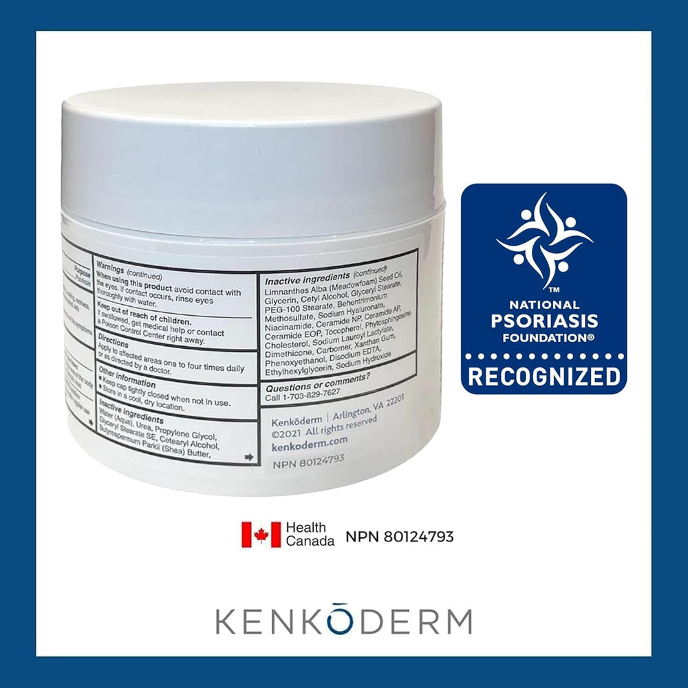 Kenkoderm USA dermatologist-developed logo conveys expert skincare design.