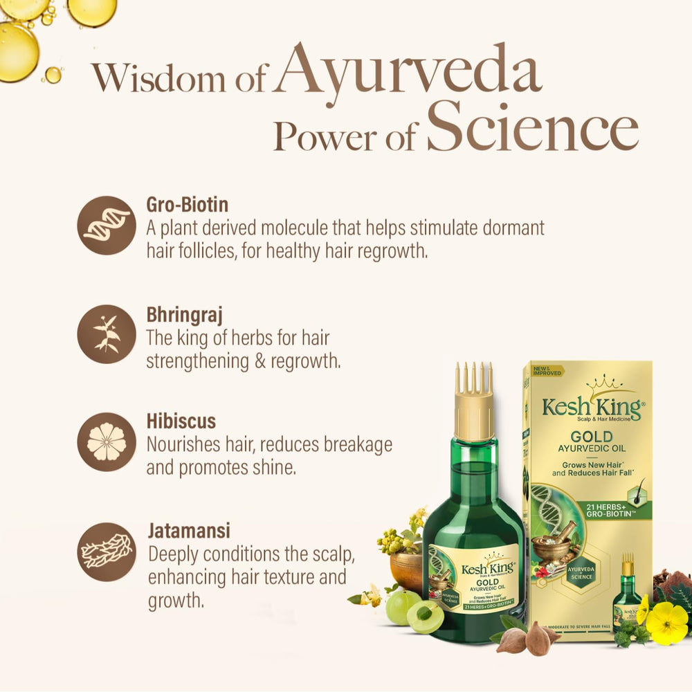Kesh King oil helping reduce hair fall