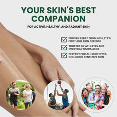 KESMEDIK balm in use on irritated skin during everyday activities