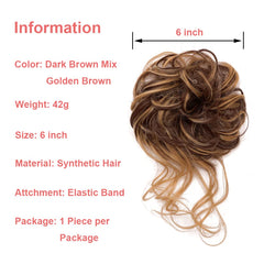 KETHBE elastic hair band in adjustable configuration for secure wear.