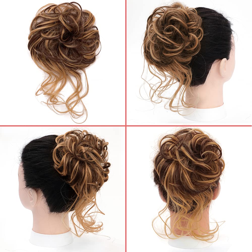 KETHBE curly tendrils close-up showing fluffy volume and natural look.