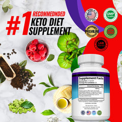Keto Boost ingredients including raspberry ketones and green tea