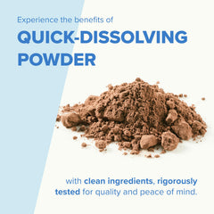Scoop of Keto Collagen Chocolate powder